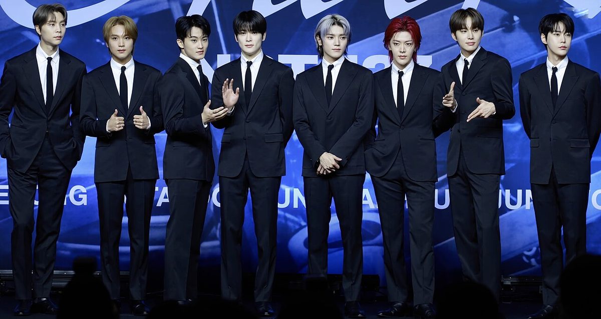 2023년 10월 6일 정규 5집 «Fact Check» 기자간담회의 NCT 127.