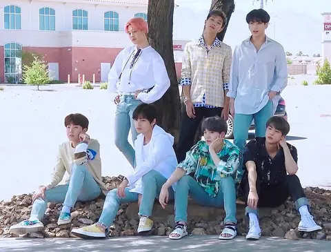 BTS during a photoshoot for Korea Dispatch in Las Vegas, May 2019 08.jpg