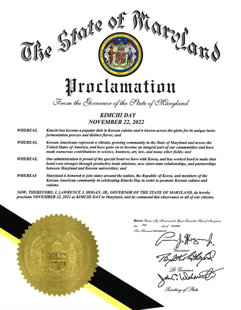 Kimchi Day Proclamation Maryland (2022-11-21).jpg