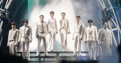 Ateez in 2024L–R: Yunho, Seonghwa, San, Yeosang, Hongjoong, Wooyoung, Jongho, and Mingi