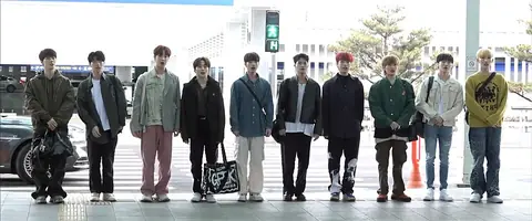 Xikers in March 2023L-R: Jinsik, Hyunwoo, Hunter, Minjae, Yujun, Junmin, Yechan, Sumin, Junghoon, and Seeun
