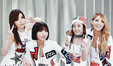 2NE1 in 2013From left to right: Bom, Minzy, Dara and CL