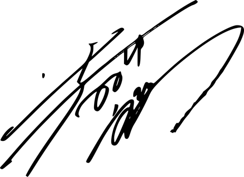 Yoo Jae-suk signature.svg