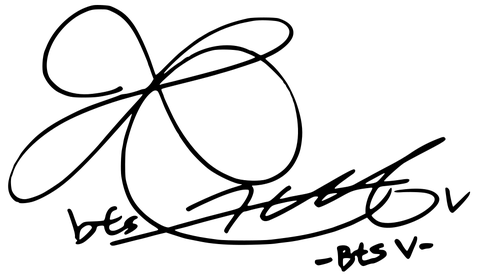 BTS' V Signature.svg