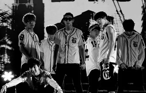 Bangtan Boys at the Incheon Music Center in September 2013 02.jpg