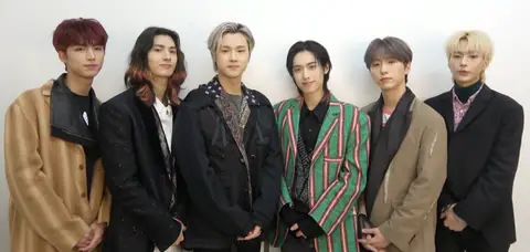 Xdinary Heroes in 2023; from left to right: Jun Han, Jooyeon, Jungsu, Gaon, Gunil (former), and O.de
