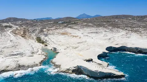 Aerial view of the landscape near Sarakiniko Beach on Milos Island, Greece.jpg